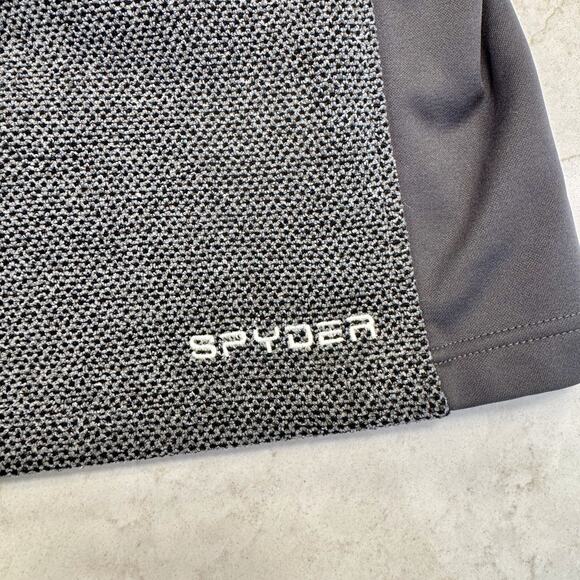 Spyder Boundless Quarter Zip Hoodie Men’s XL Grey Streetwear Cozy Gorpcore - Picture 7 of 16